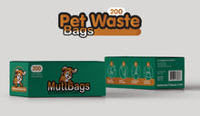 Load image into Gallery viewer, Pet Waste Bags Case of 20 Rolls By MuttBags
