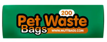 Load image into Gallery viewer, MUTTBAGS PET WASTE BAGS ROLL TYPE
