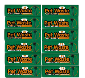 MUTTBAGS PET WASTE CAN LINERS 12 ROLL CASE