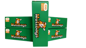 MUTTBAGS PET WASTE BAGS 5 ROLLS