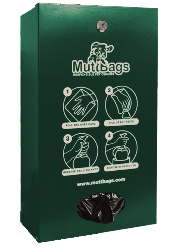 Pet Waste Bag Dispenser by Muttbags- Single Pull Header Type