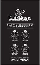 Load image into Gallery viewer, Petwaste Bags by MuttBags Single Pull Header Type Dog Waste Bags
