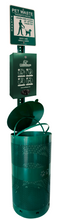 Load image into Gallery viewer, MuttBags Single Pull Pet Waste Disposal Station for Parks, Apartments, &amp; Hoa Communities
